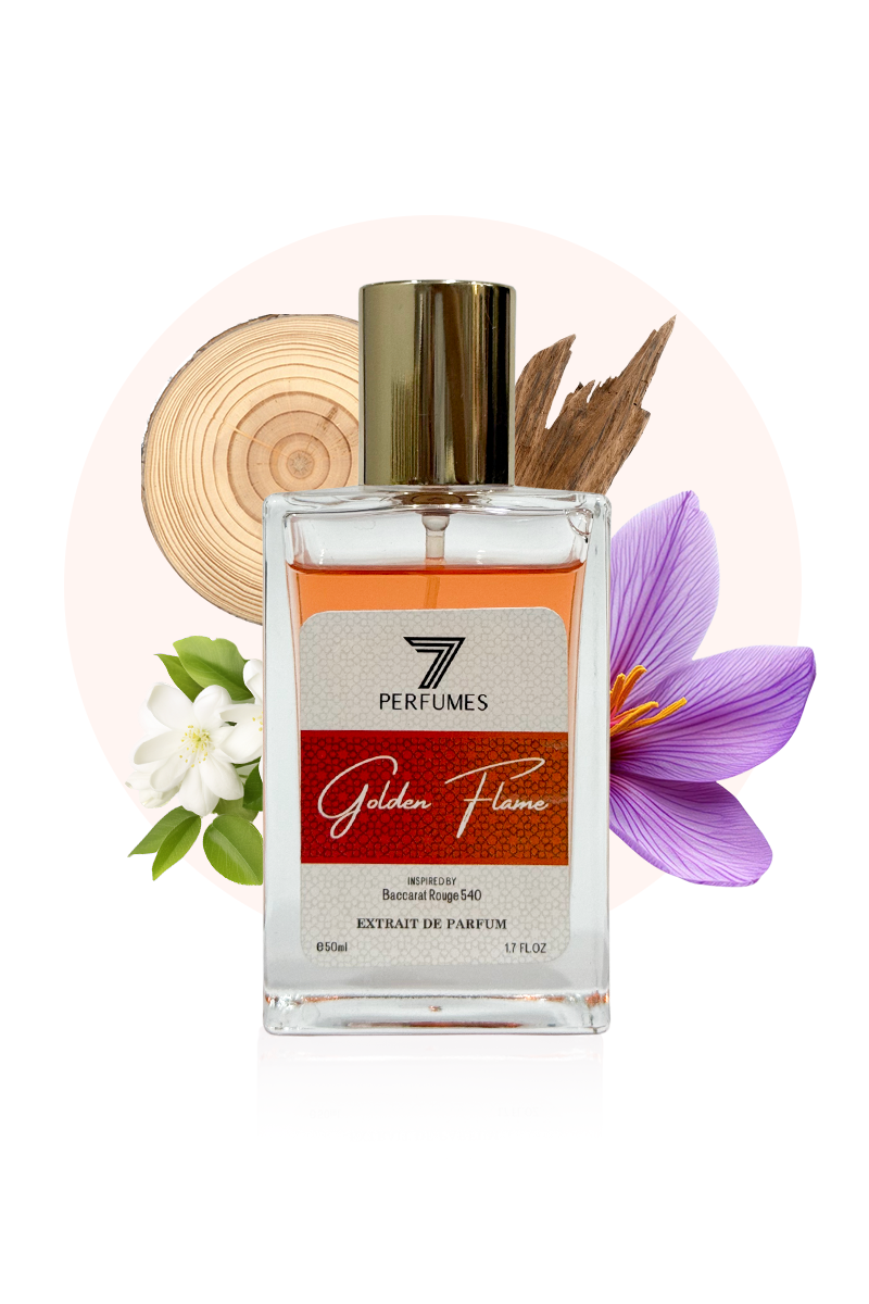 Golden Flame Inspired By Baccarat Rouge 540 – Perfumes