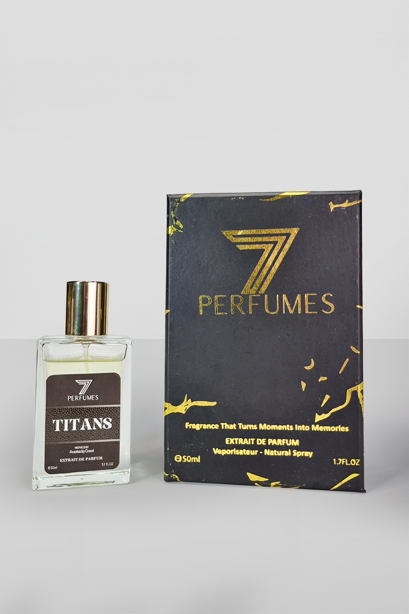 7 Perfumes Titans – The versatile 50ml bottle provides a lasting, confident scent that’s perfect for any occasion.